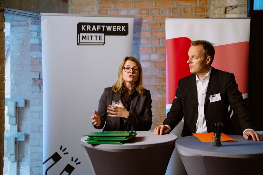 Unterzeichnung der Mietvertraege in Reaktanz von Kraftwerk Mitte der Drewag / Enso am 01.10.2019 in Dresden. Foto: Oliver Killig