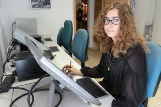 FSJ, Solveig am Grafiktablett